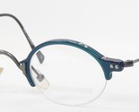 Vintage Munic Brille M 54 34 Blaugrün/Grau Einzigartig Rahmen 40-17/24-1... - $95.68