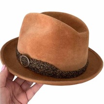 Vintage Stetson The Sovereign Cognac Velour Hat - £110.46 GBP