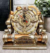 Steampunk Chronambulator Time Warp Machine With Painted Clockwork Deskto... - £37.75 GBP