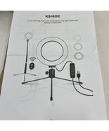 LED Selfie Ring Light 6 Inches W/ Tripod 3.5&#39; For Live Stream Photo 3 Li... - $17.05