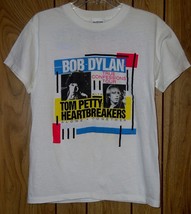 Tom Petty Bob Dylan Concert Shirt Vintage 1986 True Confessions Single Stitched  - £239.79 GBP