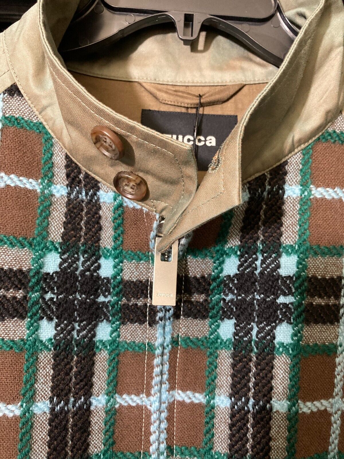 Zucca Men's 10 ROVING TARTAN CHECK Jacket Multicolor-Medium Item image 7