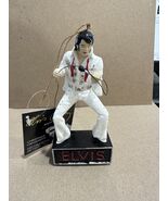 Elvis Presley -Elvis on Base with Microphone in Jumpsuit  Ornament by Ku... - $28.66