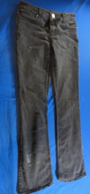 Wrangler 10MWZQN Womens Western Low Rise Bootcut Black J EAN S Denim Pants 9/10 - $18.22