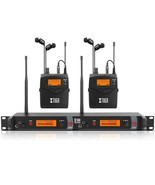 XTUGA IEM-1200 Black 4 Channel Wireless In Ear Personal Monitor System - £132.87 GBP