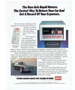 1983 Avis Car Rental Print Ad Automobile car Chevrolet Caprice GM 8.5" x... - $356.24 MXN