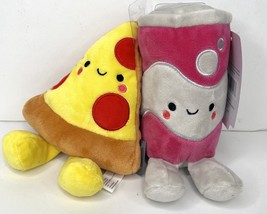 Hallmark Better Together Pizza &amp; Soda Magnetic Plush Set 5&quot; Best Friends... - $494.86 MXN