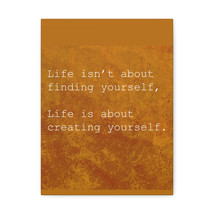 Inspirational Wall Art Life Is Creating Yourself Motivation Wall Decor for Home - £60.10 GBP+