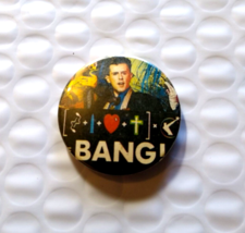 Frankie Goes To Hollywood Bang Badge Pinback Button Original New Wave Vi... - $18.62