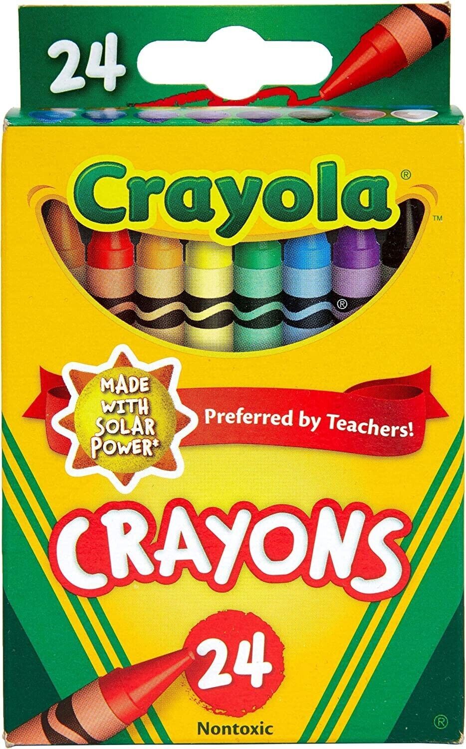 Crayola Classic Crayons, Assorted Colors, Back to School, 24 Count - $8.15
