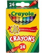 Crayola Classic Crayons, Assorted Colors, Back to School, 24 Count - £6.44 GBP