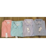 Calvin Klein Button Long Sleeve Down Shirt 4 color Men&#39;s Sz M-XXL NWT MS... - $456.13 MXN