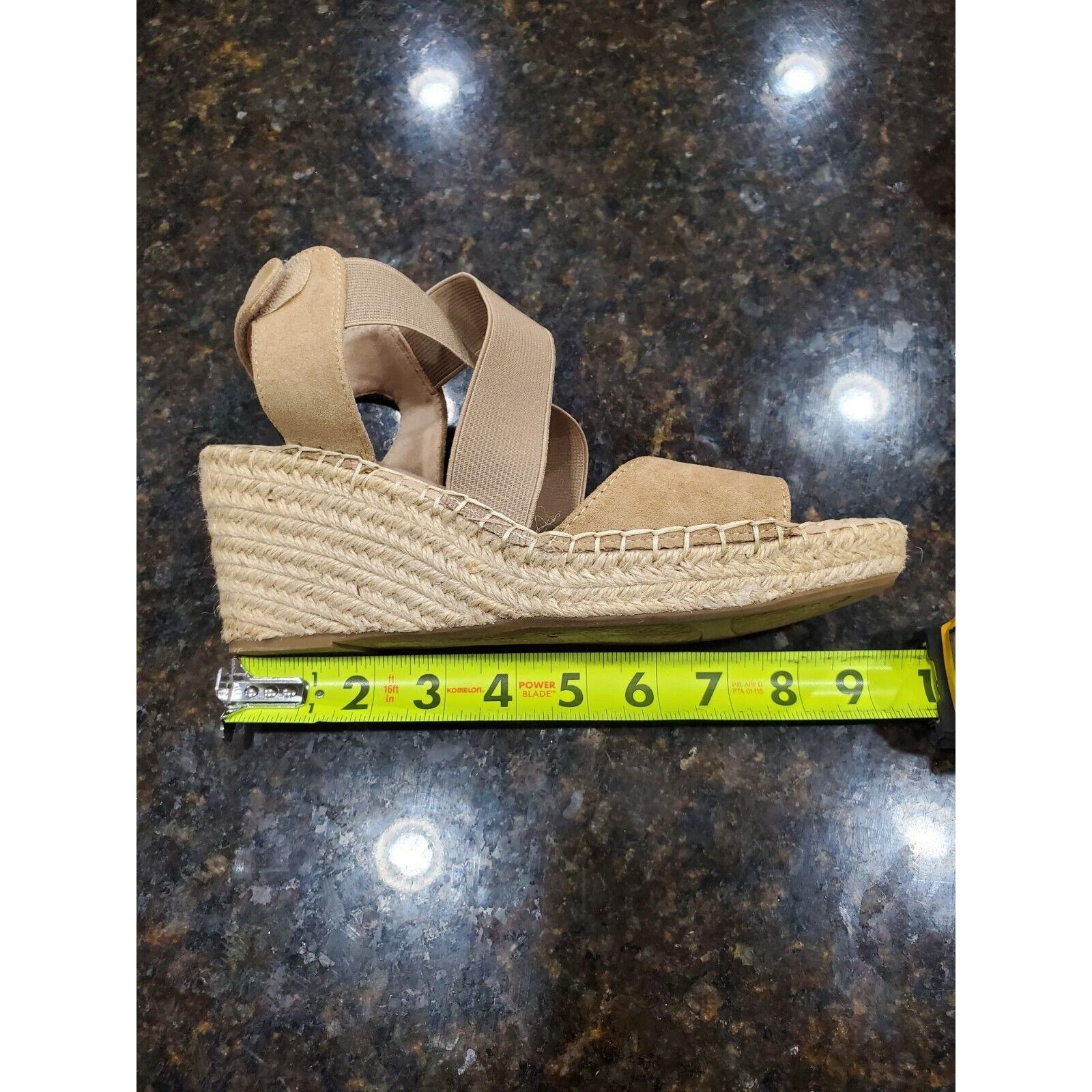 Sonoma Beige Women Suede Leather Flip -Flops Open Toe Casual Sandals Size 9.5 Item image 9