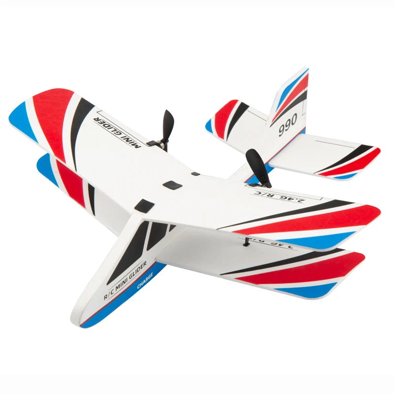 2.4G Glider RC Drone Fixed Wing Airplane Hand Throwing Foam Dron Electric Remote - £40.63 GBP