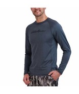 Eddie Bauer Rash Guard Mens Size Medium Gray Long Sleeves Lightweight Sw... - £16.18 GBP