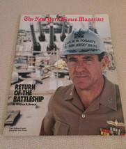 New York Times Magazine Battleship &amp; Capt. Fogarty; Jackie Robinson April 1982 - £15.79 GBP