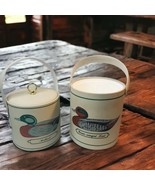 George Briard Ice Bucket Pair Mid Century Green-Winged Teal Mallard Duck... - €45,37 EUR