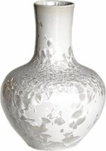 Vase Globular Globe Colors May Vary Variable Crystal Shell Handmade - £244.13 GBP