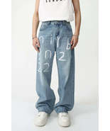 Men&#39;s Graffiti Wide Leg Jeans - $40.49