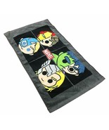 Marvel Avengers Sports Towel | Kids, Cartoon Split Personality 13&quot; x 24&quot; - £6.20 GBP