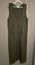 Deane &amp; White Woman’s Gray 30% Wool Sleeveless Knee Length Dress Size Me... - $1,153.18 MXN