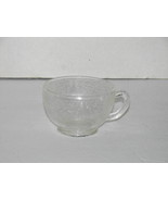 Vintage Depression Glass Clear Glass Tea Cup - £13.29 GBP