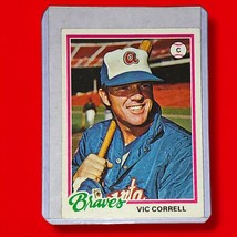 1978 Topps Baseball Card #527 Vic Correll - Atlanta Braves - $1.79