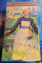 The Sound of Music VHS 1990 2 Tape Set Rodgers Hammerstein Silver Anniversary - £3.74 GBP