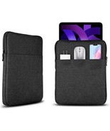 Tablet Sleeve Case 9-11 Inch Carrying Case with Storage Pockets Waterpro... - £15.78 GBP