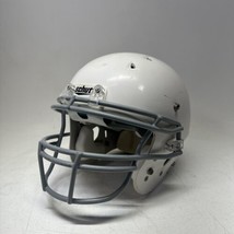 Schutt Youth Recruit Hybrid Size Large FB 7980 White Football Helmet &amp; M... - $54.99