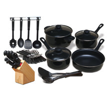 Gibson Home Total Kitchen 32 Piece Cookware Combo Set - £40.14 GBP