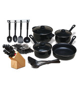 Gibson Home Total Kitchen 32 Piece Cookware Combo Set - £39.96 GBP