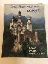 Vintage Delta Dream Vacations Booklet Brochure Europe Summer 1988 - £7.87 GBP