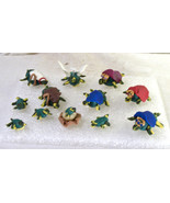 #2815 Turtle Miniature Nativity - Handmade Polymer Clay - 12 pieces - $65.00