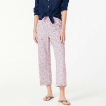 J Crew Pull-On Crop Pants with Pockets Liberty Phoebe Floral Size 4 - £54.15 GBP