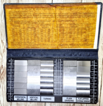 Surface Roughness Comparators Standards Composite Set 6 Machining 30 spe... - $119.99