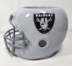 Vintage Ceramic NFL Raiders Helmet Tam 1990 Geerlings Greenhouse MISSING... - $19.95