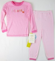 NWT Carter&#39;s Girl&#39;s 2 Pc. Pink Princess Pajamas Pajama Set, 4T - £7.82 GBP