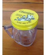 Vintage Oster Osterizer Mini Blend Store Clear Plastic Container Cup w/ Lid - £7.85 GBP