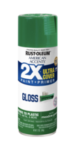 Rust-Oleum American Accents Ultra Cover 2X Gloss Spray Paint, Meadow Gre... - $11.95