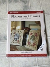 Husqvarna viking embroidery 3.5&quot; Disc #116 Flowers and Frames designer 1... - £30.07 GBP