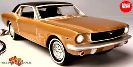  Rare Key Chain 1964 ½ 1965~1966 Gold Ford Mustang Gt Custom Ltd Great Gift - £47.14 GBP