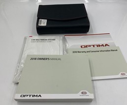 2018 Kia Optima Owners Manual Handbook Set with Case OEM J03B04006 - £11.67 GBP