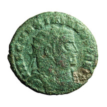 Roman Coin Maximianus AE21mm Radiate Bust / Emperor Jupiter Victory Globe 04249 - £16.80 GBP