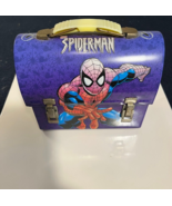 Spiderman Luncbox by Marvel 5.5&quot; x 4.25&quot; x 2.5&quot; - 2001 Offical License -... - $130.40 MXN