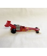 Vintage McDonalds Hot Wheel Dragster 5&quot; 1993 Mattel Red Race Car Diecast - $118.33 MXN