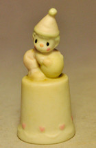 Precious Moments - Thimble - Clown Bouncing Ball - 100668 - Miniature - £8.61 GBP