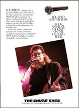 Lou Reed 1989 Shure SM58 microphone advertisement 8 x 11 mic ad print - £3.38 GBP