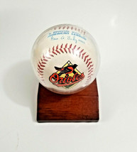 Baltimore Orioles Gene Budig Baseball American League Rawlings 1997 In Case - $12.99