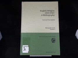 English Religion 1500-1540: A Bibliography #2 Donald Dean Smeeton 1988 Reference - £3.99 GBP